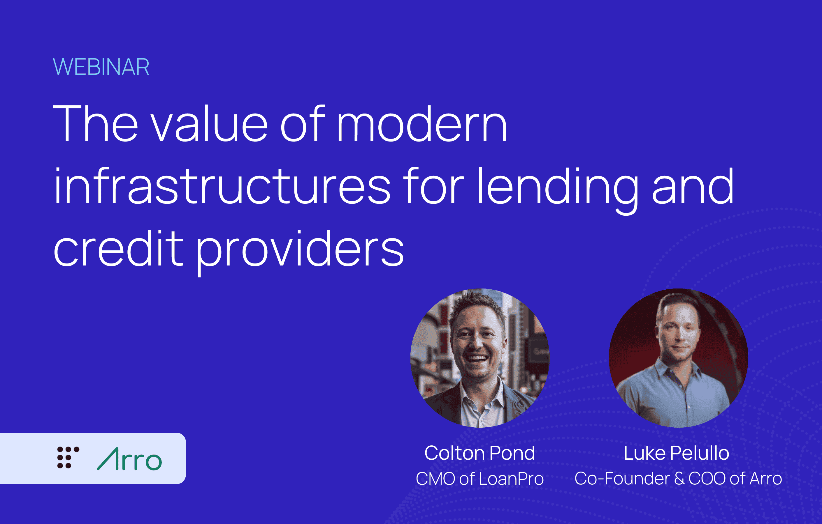 'The value of modern infrastructures for lending and credit providers' webinar recap